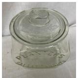 W/ PEANUT LID 8 1/2X8 1/2