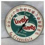 12IN DRINK LIVELY LIMES THERM.