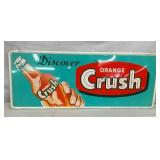 SST EMB. ORANGE CRUSH SIGN