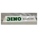 PORC. DINO GASOLINE SIGN 22X5