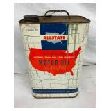 2 1/2G. ALL STATE MOTOR OIL CAN