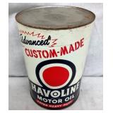 5QT HAVOLINE MOTOR OIL CAN