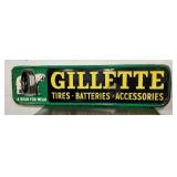 SST EMB. GILLETTE TIRES SIGN