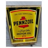 PENNZOIL CAN NEON SIGN W/CRATE 