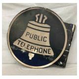 PUBLIC TELEPHONE FLANGE