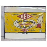 NOS SST EMB. IRECO SPRINKLER DEALER SIGN