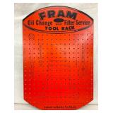 FRAM OIL CHANGE SHOP PEG BOARD