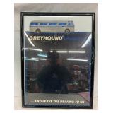 FRAMED GREYHOUND CB W/ BUS