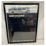 FRAMED GREYHOUND CB W/ BUS 17X22