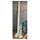 14FT. FLUTED LIGHT POLE
