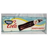 EMB. SST FAYGO COLA SIGN W/ BOTTLE