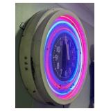 30" NEON DEALER CAN CLOCK
