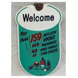 SSP VICKS WELCOME DOOR SIGN