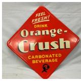 21" SST ORANGE CRUSH SIGN W/ CRUSHY