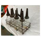 8 BOTTLE OIL RACK