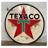 SIDE 2 PORC. TEXACO SIGN