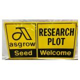 SST EMB. NOS ASGROW SEED SIGN