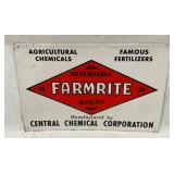 EMB. FARMRITE FERTILIZERS SIGN