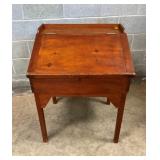 EARLY 30" LIFT TOP DESK W/ DOVETAIL CASE
