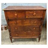 EARLY WALNUT 2 OVER 3 CHEST