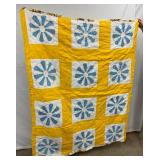 NICE EARLY HANDMADE QUILT