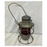 SOUTHERN RR LANTERN RED GLOBE