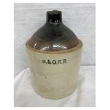 1G. B&O RR STONEWARE JUG