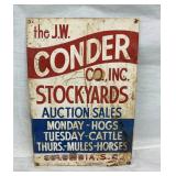 SST CONDER STOCKYARDS AUCTION SIGN 14X20