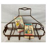 8 OIL BOTTLE RACK W/ ESSO MAPS