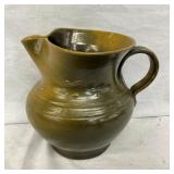 EARLY JUGTOWN FROGSKIN PITCHER