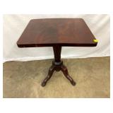 BURAL WALNUT TABLE W/ CLAW FEET
