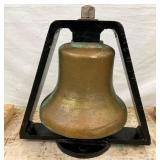EARLY ORIG. BRASS CABOOSE BELL 17X12 