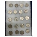 1949-63 FRANKLIN SILVER HALVES