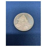 1996 1 TROY OZ SILVER PEACE ON EARTH