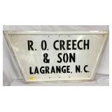 SST R.O CREECH LAGRANGE NC SIGN 45X22