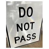 MEASURES 48X60 REFLECTIVE SIGN