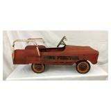 EARLY FIRE FIGHTER MURRAY PEDAL CAR