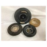 VARIOUS EARLY ADVERTISING ASHTRAYS