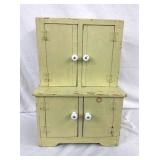 CHILDS EARLY STEPBACK CUPBOARD 15X22