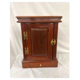 HANDCRAFTED HANGING CORNER CUPBOARD