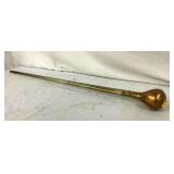 EARLY HANDBLOWN GLASS CANE