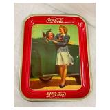 1942 COCA COLA TRAY W/ CAR