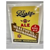 CB BLATZ ALE ADV. 13X18
