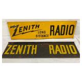 SST ZENITH RADIO SIGNS 30X8