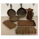 VARIOUS PIECES CAST IRON ITEMS
