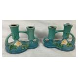 ROSEVILLE CANDLE HOLDERS