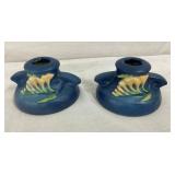 2" ROSEVILLE FRESSIA CANDLE HOLDERS