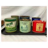 COLLECTION VARIOUS TOBACCO TINS