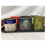 COLLECTION VARIOUS TOBACCO TINS