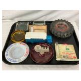 EARLY COLLECTION ADV. ASHTRAYS